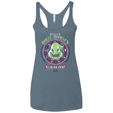 T-Shirts Indigo / X-Small Oogies Casino Women's Triblend Racerback Tank