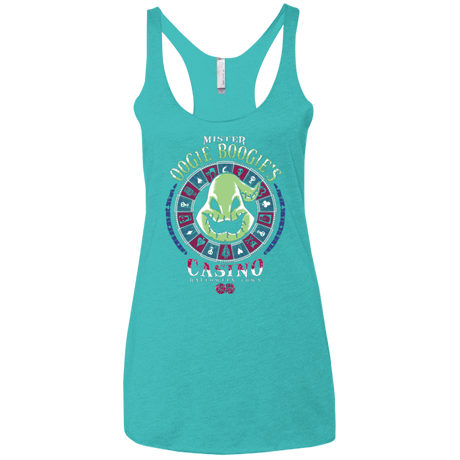 T-Shirts Tahiti Blue / X-Small Oogies Casino Women's Triblend Racerback Tank