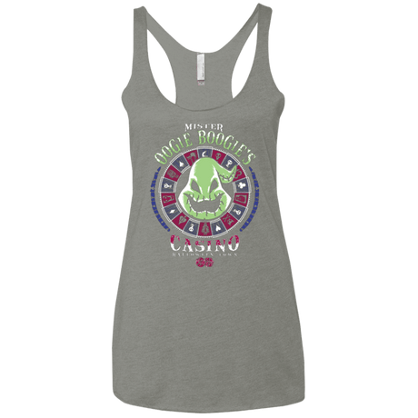 T-Shirts Venetian Grey / X-Small Oogies Casino Women's Triblend Racerback Tank