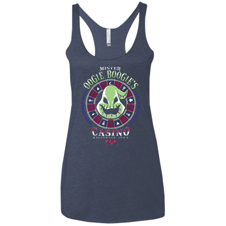 T-Shirts Vintage Navy / X-Small Oogies Casino Women's Triblend Racerback Tank