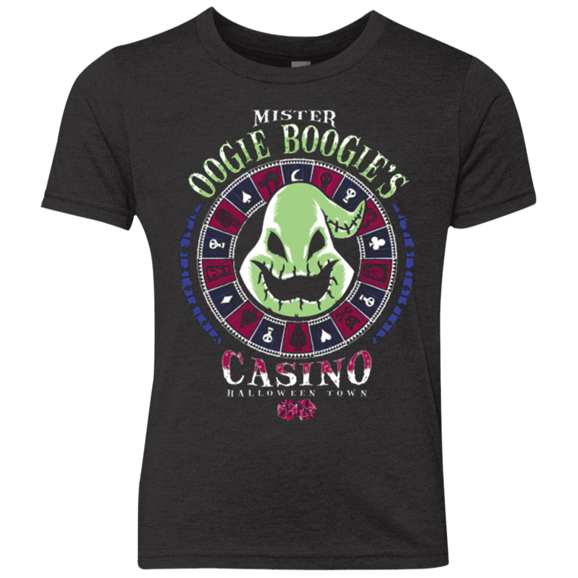 T-Shirts Vintage Black / YXS Oogies Casino Youth Triblend T-Shirt