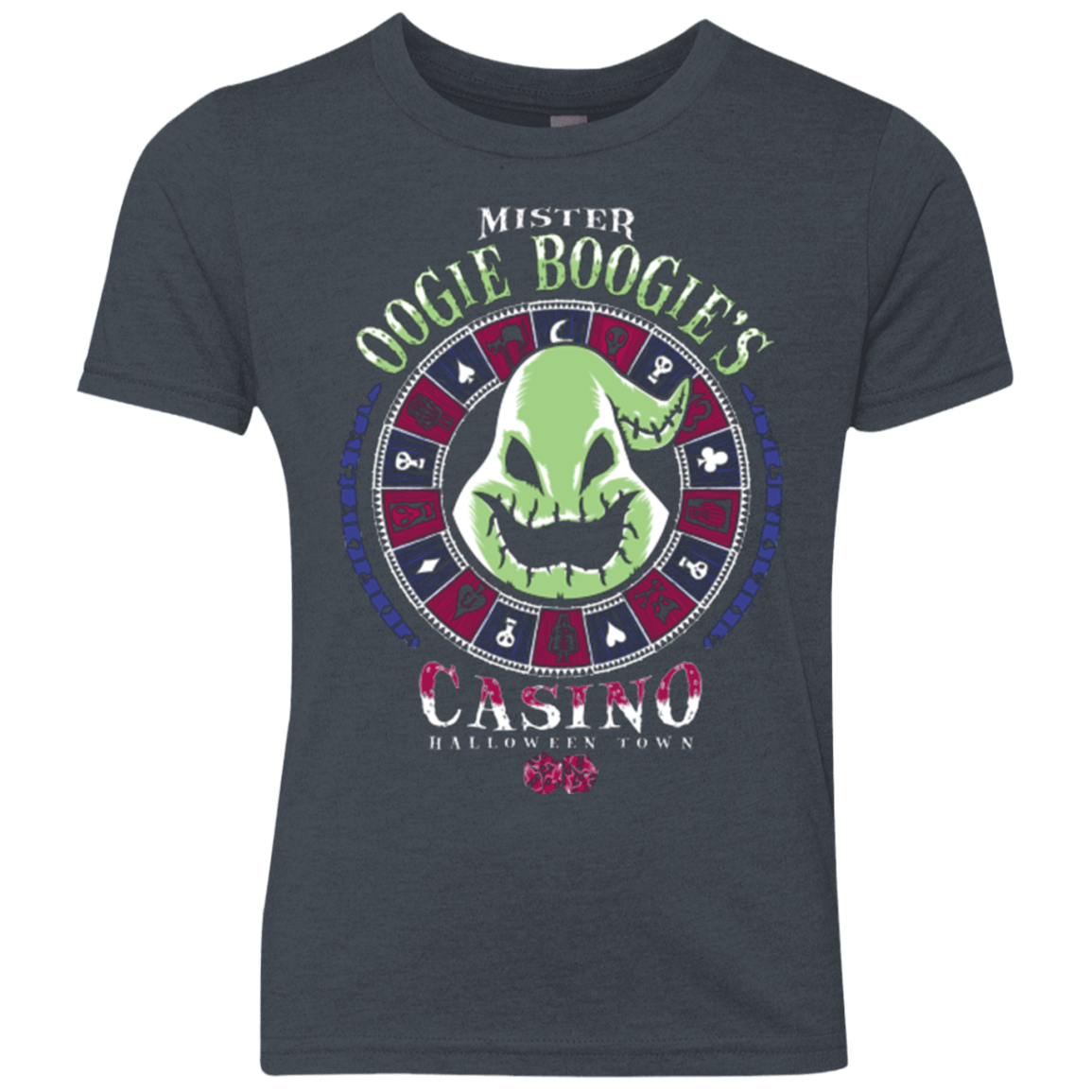 T-Shirts Vintage Navy / YXS Oogies Casino Youth Triblend T-Shirt