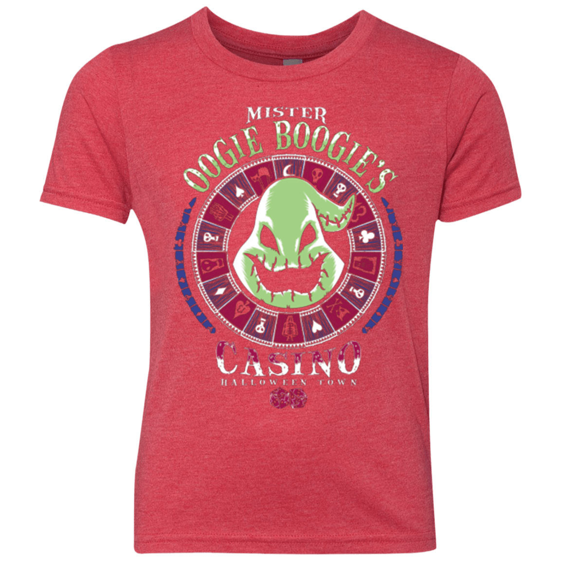 T-Shirts Vintage Red / YXS Oogies Casino Youth Triblend T-Shirt