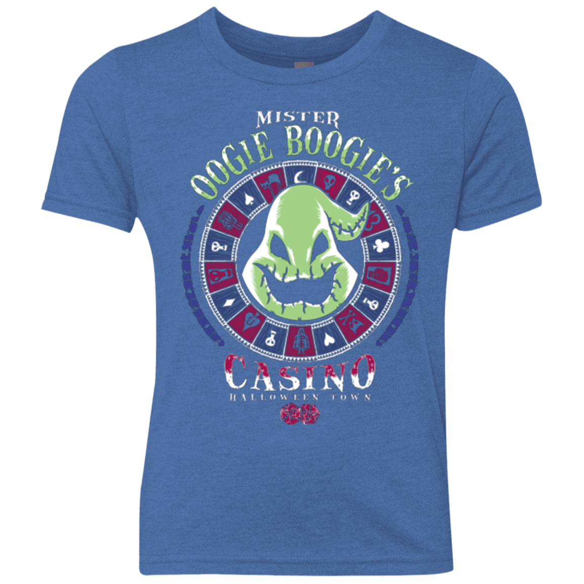T-Shirts Vintage Royal / YXS Oogies Casino Youth Triblend T-Shirt