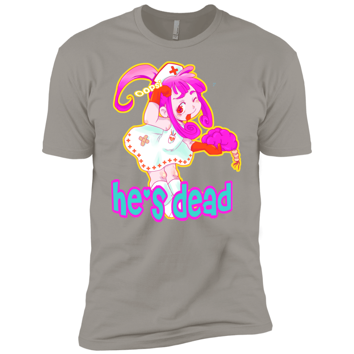 T-Shirts Light Grey / YXS Oopsi Boys Premium T-Shirt