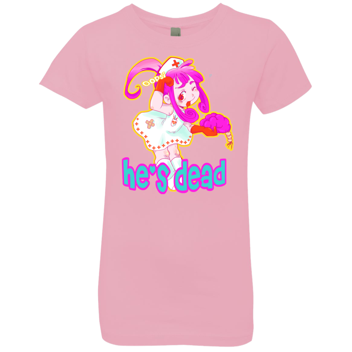 T-Shirts Light Pink / YXS Oopsi Girls Premium T-Shirt