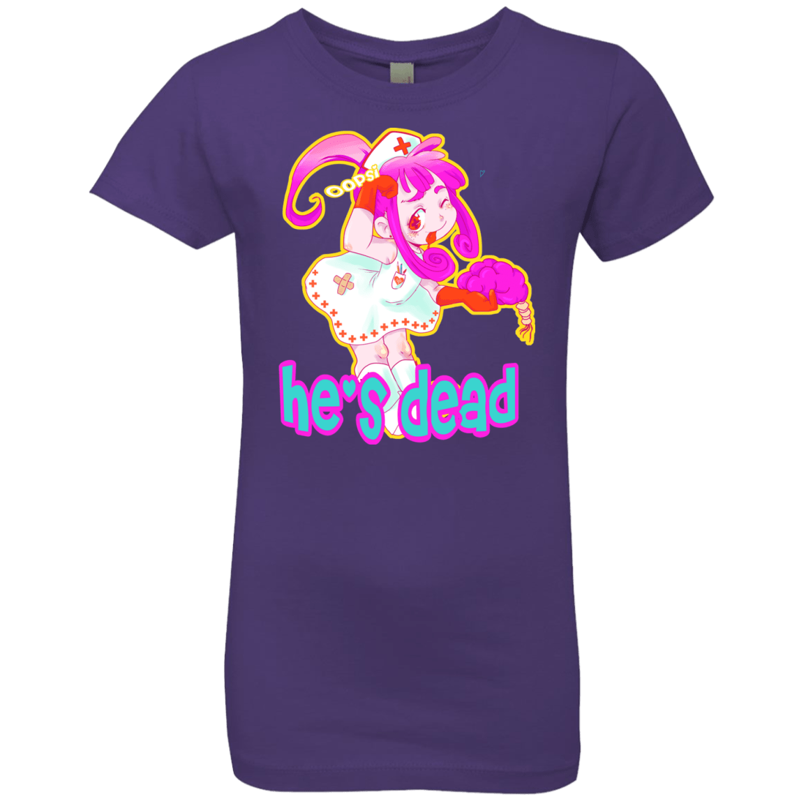 T-Shirts Purple Rush / YXS Oopsi Girls Premium T-Shirt