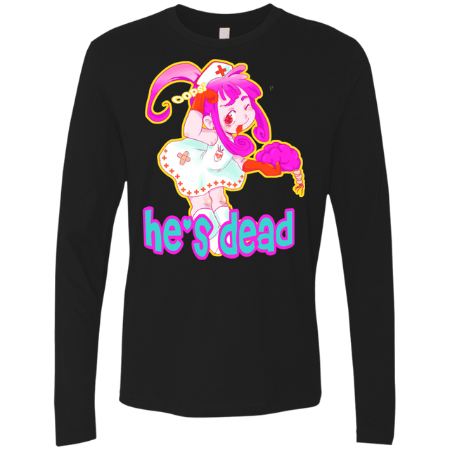 T-Shirts Black / S Oopsi Men's Premium Long Sleeve