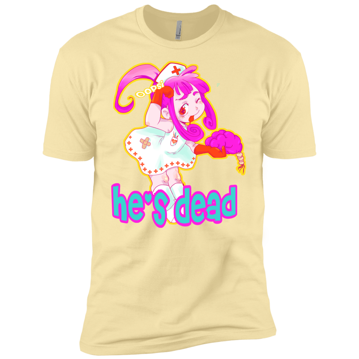 T-Shirts Banana Cream / X-Small Oopsi Men's Premium T-Shirt