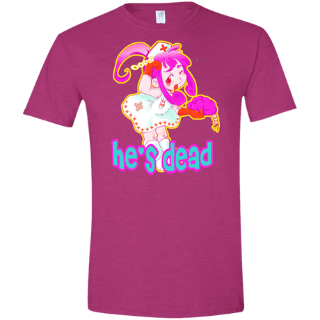 T-Shirts Antique Heliconia / S Oopsi Men's Semi-Fitted Softstyle