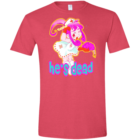 T-Shirts Heather Red / S Oopsi Men's Semi-Fitted Softstyle