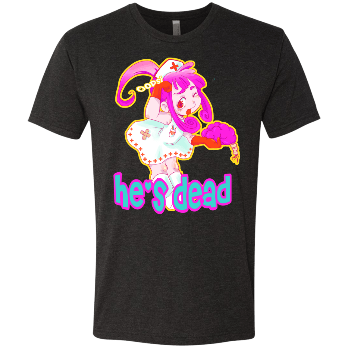 T-Shirts Vintage Black / S Oopsi Men's Triblend T-Shirt