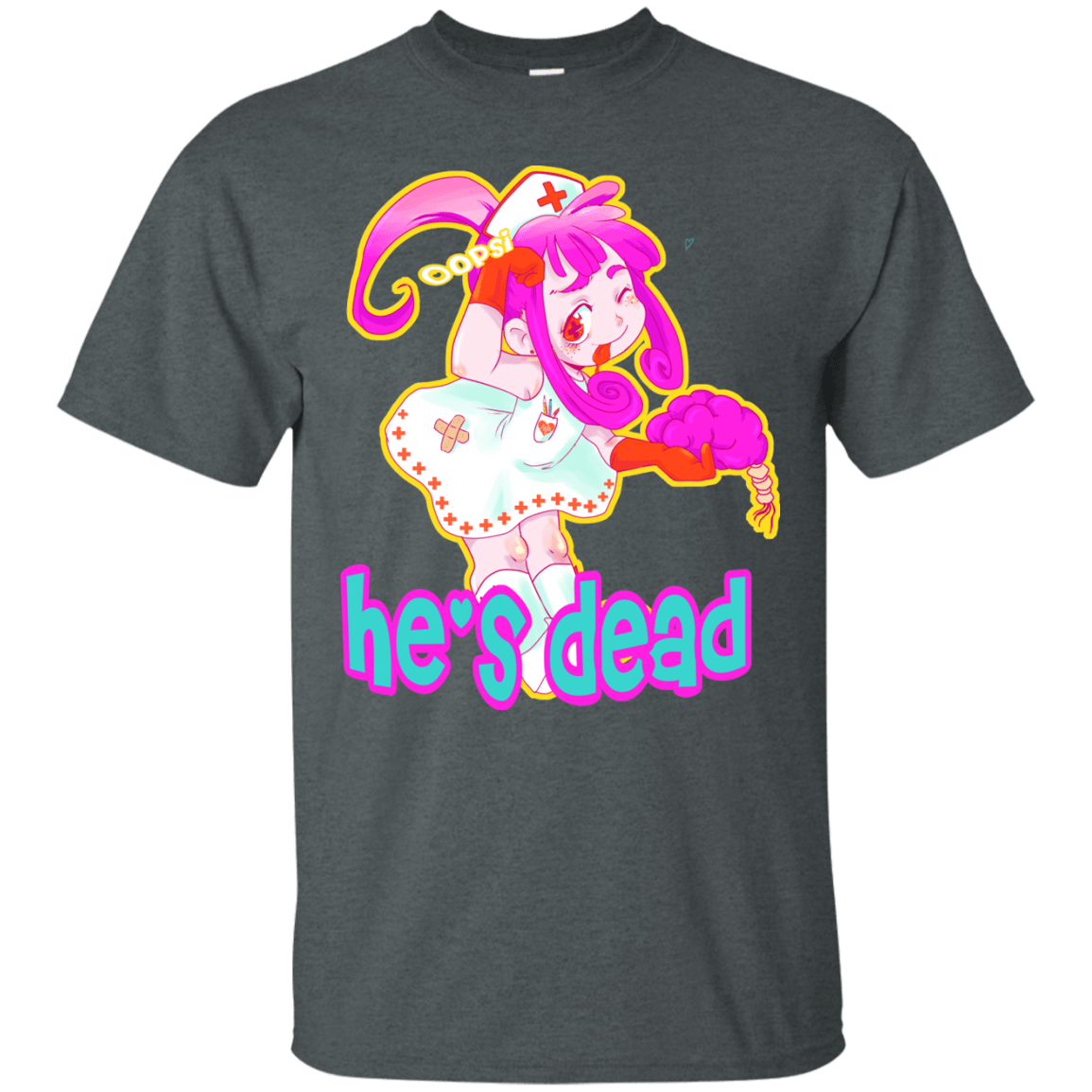 T-Shirts Dark Heather / S Oopsi T-Shirt