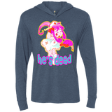 T-Shirts Indigo / X-Small Oopsi Triblend Long Sleeve Hoodie Tee