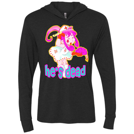 T-Shirts Vintage Black / X-Small Oopsi Triblend Long Sleeve Hoodie Tee