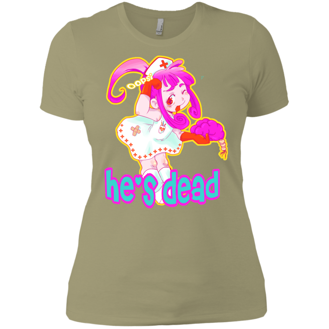 T-Shirts Light Olive / X-Small Oopsi Women's Premium T-Shirt