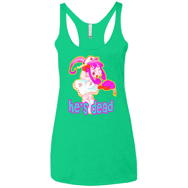 T-Shirts Envy / X-Small Oopsi Women's Triblend Racerback Tank