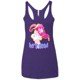 T-Shirts Purple Rush / X-Small Oopsi Women's Triblend Racerback Tank