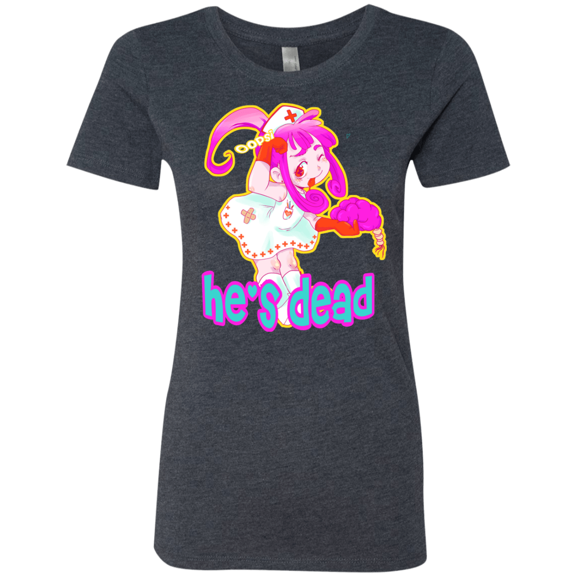 T-Shirts Vintage Navy / S Oopsi Women's Triblend T-Shirt