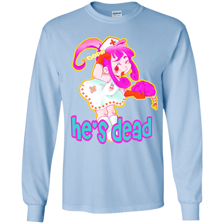 T-Shirts Light Blue / YS Oopsi Youth Long Sleeve T-Shirt