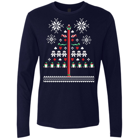 T-Shirts Midnight Navy / Small Operation Christmas Cod Men's Premium Long Sleeve