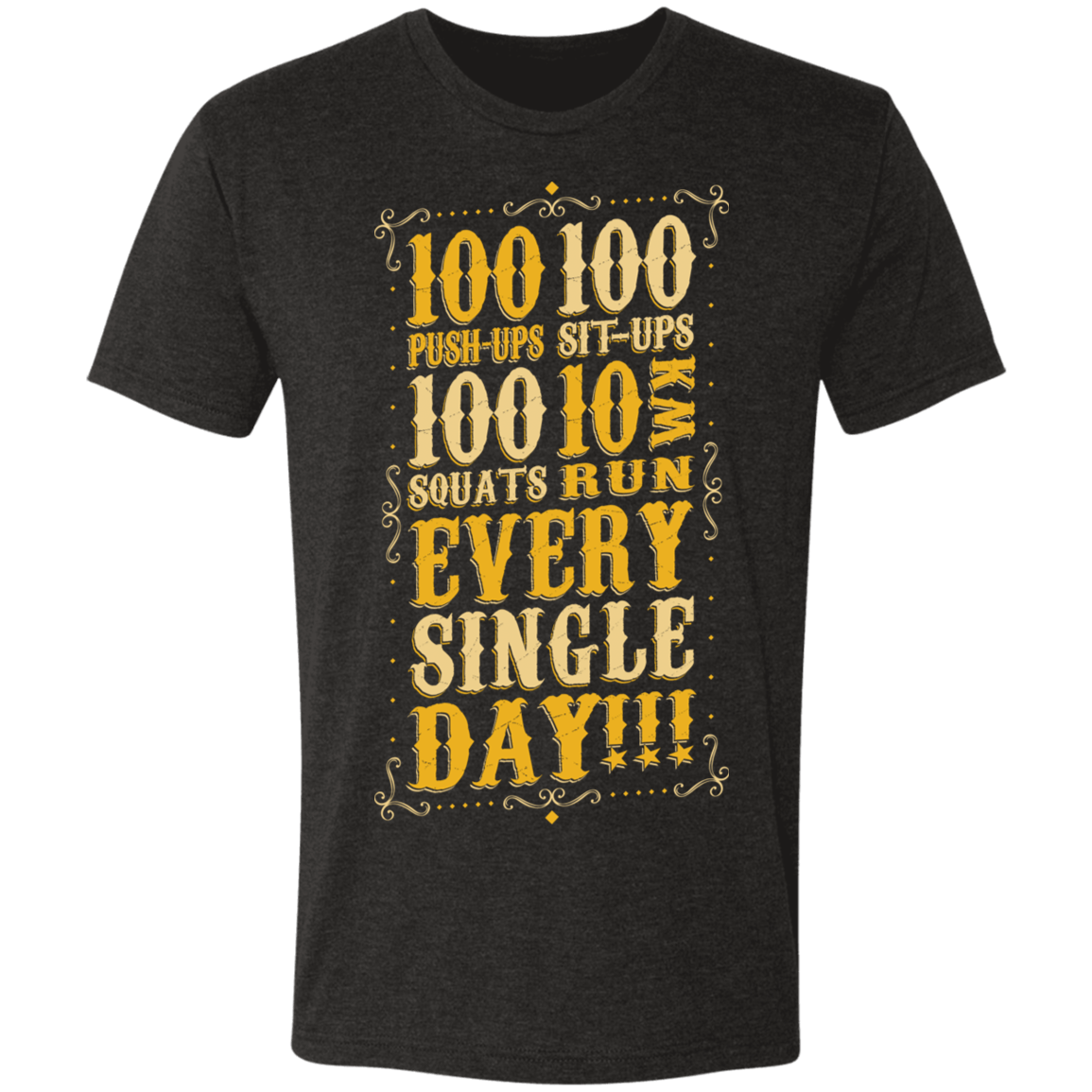 T-Shirts Vintage Black / S OPM Workout Men's Triblend T-Shirt