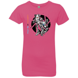 T-Shirts Hot Pink / YXS Orange and Blue Girls Premium T-Shirt