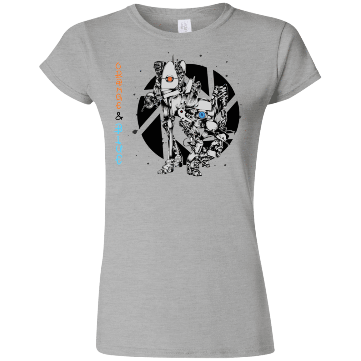 T-Shirts Sport Grey / S Orange and Blue Junior Slimmer-Fit T-Shirt