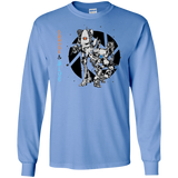 T-Shirts Carolina Blue / S Orange and Blue Men's Long Sleeve T-Shirt