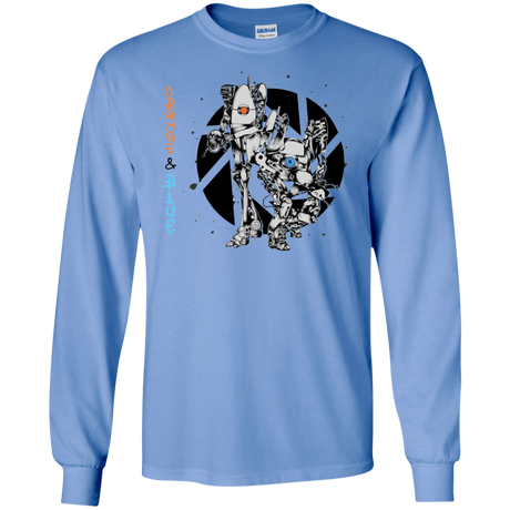 T-Shirts Carolina Blue / S Orange and Blue Men's Long Sleeve T-Shirt