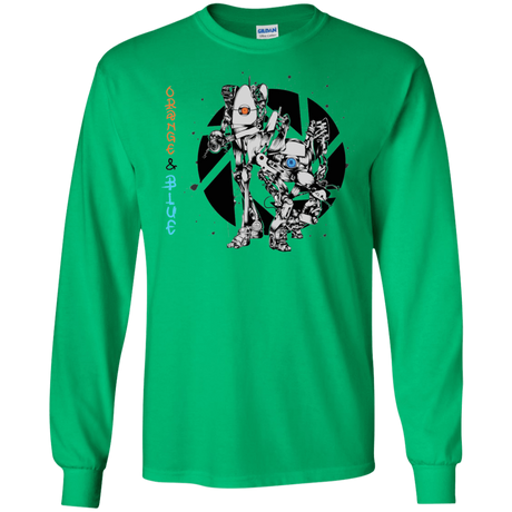 T-Shirts Irish Green / S Orange and Blue Men's Long Sleeve T-Shirt