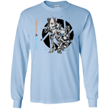 T-Shirts Light Blue / S Orange and Blue Men's Long Sleeve T-Shirt