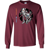 T-Shirts Maroon / S Orange and Blue Men's Long Sleeve T-Shirt