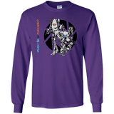 T-Shirts Purple / S Orange and Blue Men's Long Sleeve T-Shirt