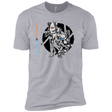 T-Shirts Heather Grey / X-Small Orange and Blue Men's Premium T-Shirt