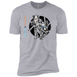 T-Shirts Heather Grey / X-Small Orange and Blue Men's Premium T-Shirt