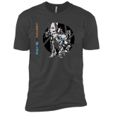 T-Shirts Heavy Metal / X-Small Orange and Blue Men's Premium T-Shirt