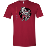 T-Shirts Cardinal Red / S Orange and Blue Men's Semi-Fitted Softstyle