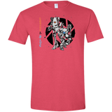 T-Shirts Heather Red / S Orange and Blue Men's Semi-Fitted Softstyle