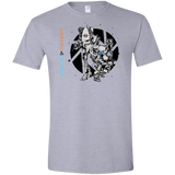 T-Shirts Sport Grey / X-Small Orange and Blue Men's Semi-Fitted Softstyle