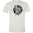 T-Shirts White / X-Small Orange and Blue Men's Semi-Fitted Softstyle