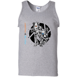 T-Shirts Sport Grey / S Orange and Blue Men's Tank Top