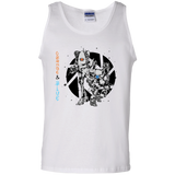 T-Shirts White / S Orange and Blue Men's Tank Top
