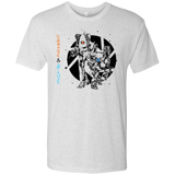T-Shirts Heather White / S Orange and Blue Men's Triblend T-Shirt