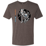 T-Shirts Macchiato / S Orange and Blue Men's Triblend T-Shirt