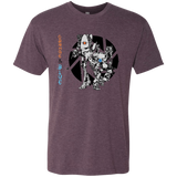 T-Shirts Vintage Purple / S Orange and Blue Men's Triblend T-Shirt