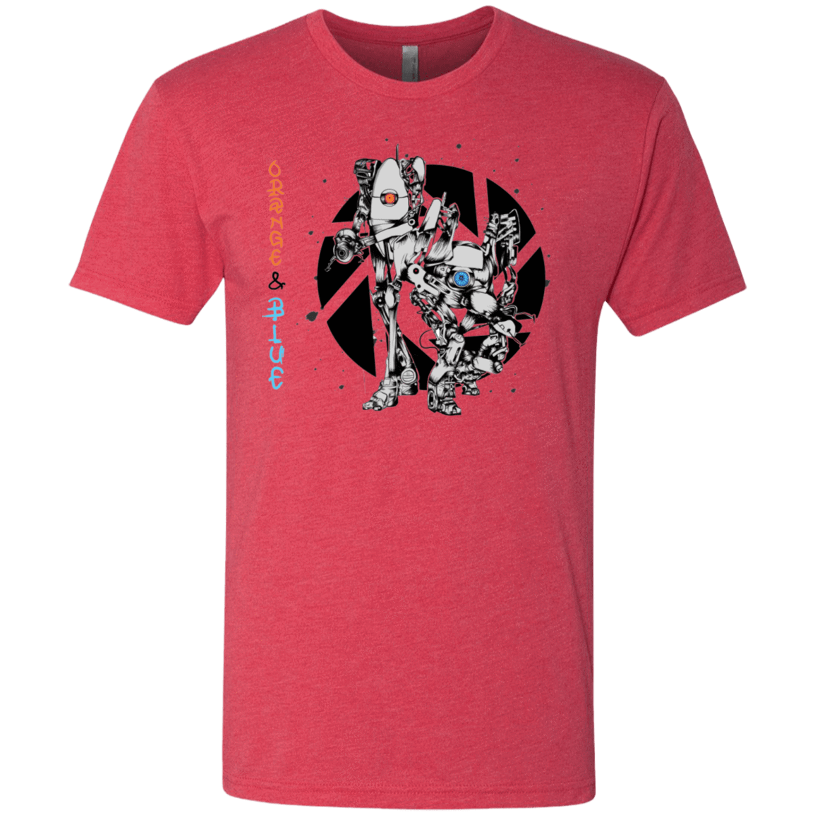 T-Shirts Vintage Red / S Orange and Blue Men's Triblend T-Shirt