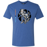 T-Shirts Vintage Royal / S Orange and Blue Men's Triblend T-Shirt
