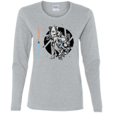 T-Shirts Sport Grey / S Orange and Blue Women's Long Sleeve T-Shirt