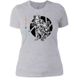 T-Shirts Heather Grey / X-Small Orange and Blue Women's Premium T-Shirt